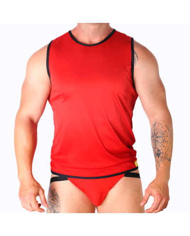 MACHO CAMISETA ROJA S M