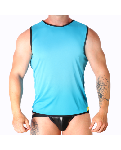 MACHO CAMISETA AZUL S M