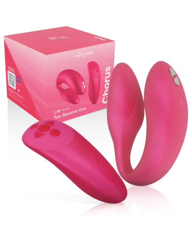 WE VIBE CHORUS VIBRADOR PAREJAS CON CONTROL SQUEEZE ROSA WE VIBE CHORUS VIBRADOR PAREJAS CON CONTROL SQUEEZE ROSA