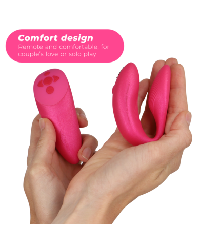 WE VIBE CHORUS VIBRADOR PAREJAS CON CONTROL SQUEEZE ROSA WE VIBE CHORUS VIBRADOR PAREJAS CON CONTROL SQUEEZE ROSA