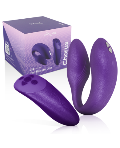WE VIBE CHORUS VIBRADOR PAREJAS CON CONTROL SQUEEZE LILA WE VIBE CHORUS VIBRADOR PAREJAS CON CONTROL SQUEEZE LILA