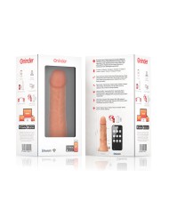 ONINDER LARGE BOGOTa DILDO VIBRADOR 9 VELOCIDADES NATURAL 22 CM O 45 CM APP GRATUITA