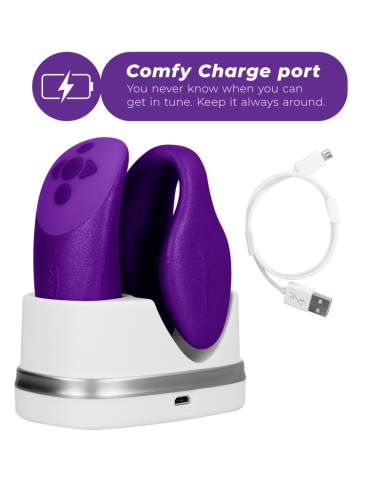 WE VIBE CHORUS VIBRADOR PAREJAS CON CONTROL SQUEEZE LILA WE VIBE CHORUS VIBRADOR PAREJAS CON CONTROL SQUEEZE LILA