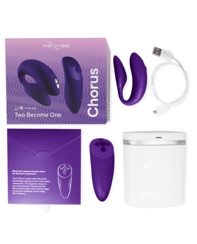 WE VIBE CHORUS VIBRADOR PAREJAS CON CONTROL SQUEEZE LILA WE VIBE CHORUS VIBRADOR PAREJAS CON CONTROL SQUEEZE LILA