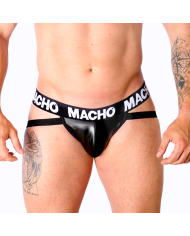 MACHO MX25NC JOCK CUERO NEGRO S