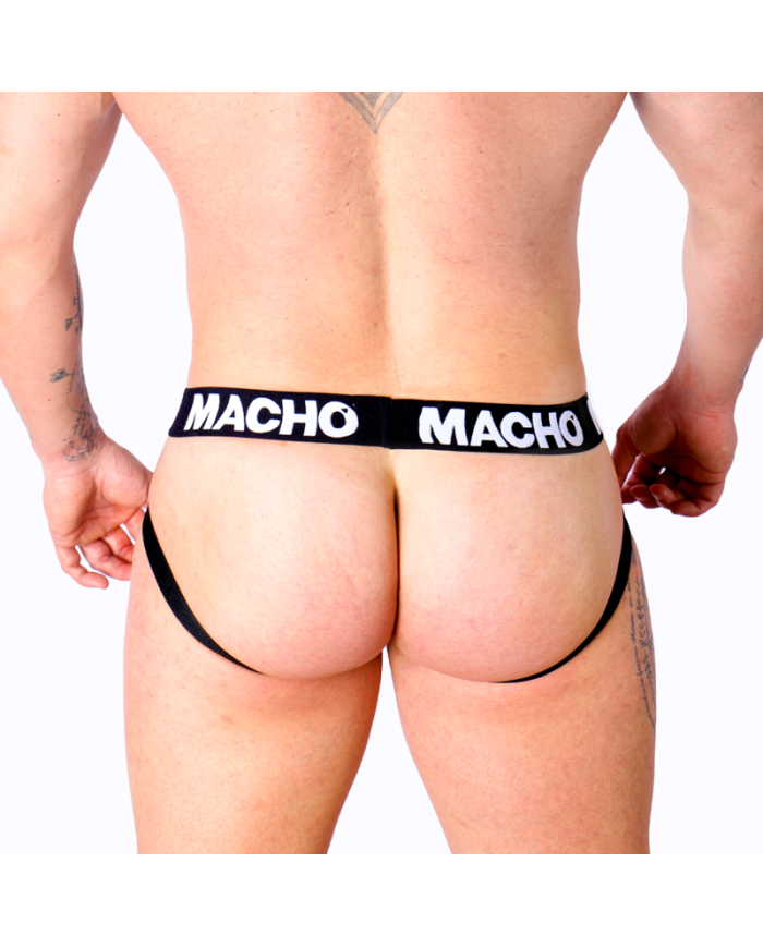 MACHO MX25NC JOCK CUERO NEGRO S