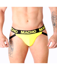 MACHO MX25A JOCK LYCRA AMARILLO S