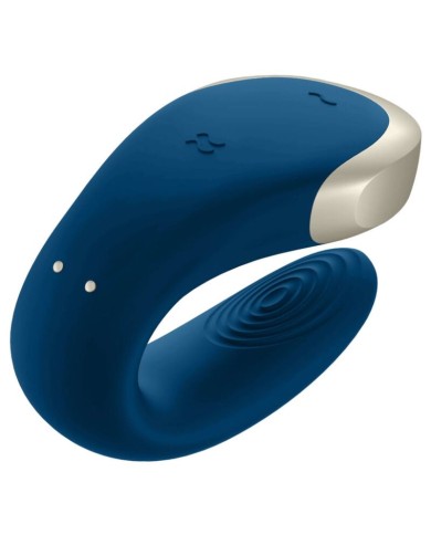 SATISFYER APP DOUBLE LOVE VIBRADOR PAREJAS LUXURY AZUL SATISFYER APP DOUBLE LOVE VIBRADOR PAREJAS LUXURY AZUL
