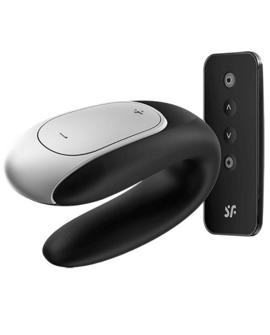 SATISFYER DOUBLE FUN PARTNER VIBRADOR NEGRO SATISFYER DOUBLE FUN PARTNER VIBRADOR NEGRO