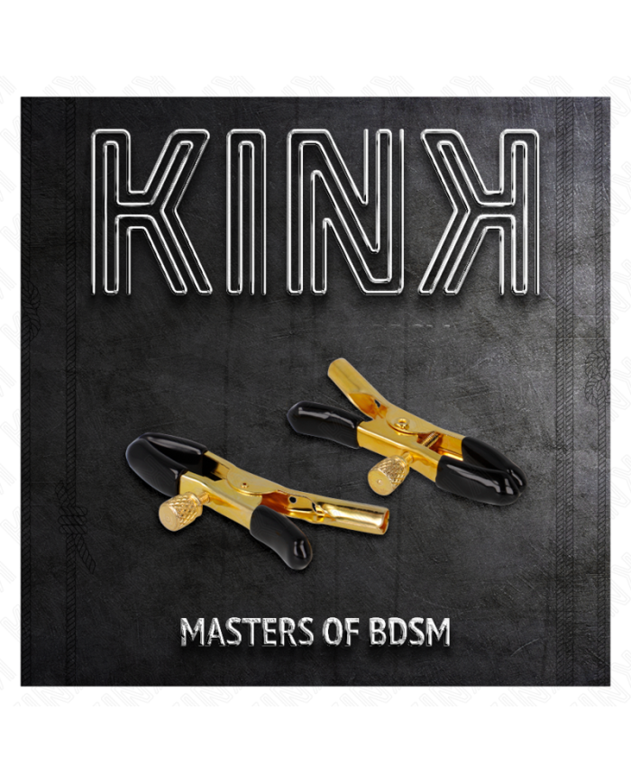 KINK PINZAS PARA PEZONES DORADO 6 CM