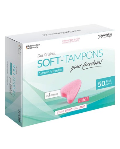 JOYDIVISION SOFT TAMPONS TAMPONES ORIGINALES MINI LOVE 50UDS JOYDIVISION SOFT TAMPONS TAMPONES ORIGINALES MINI LOVE 50UDS