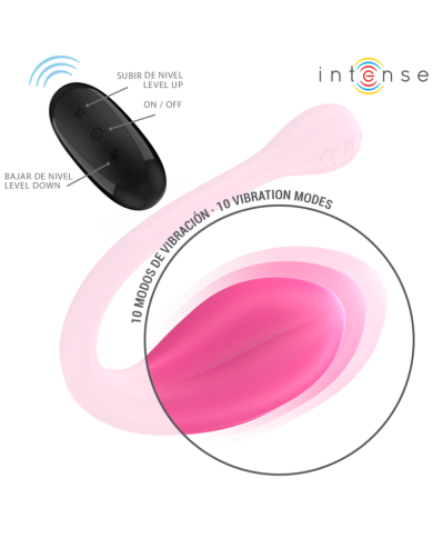 INTENSE JANICE VIBRADOR U DOBLE ESTIMULACION 10 VIBRACIONES ROSA CONTROL REMOTO INTENSE JANICE VIBRADOR U DOBLE ESTIMULACION 10 VIBRACIONES ROSA CONTROL REMOTO