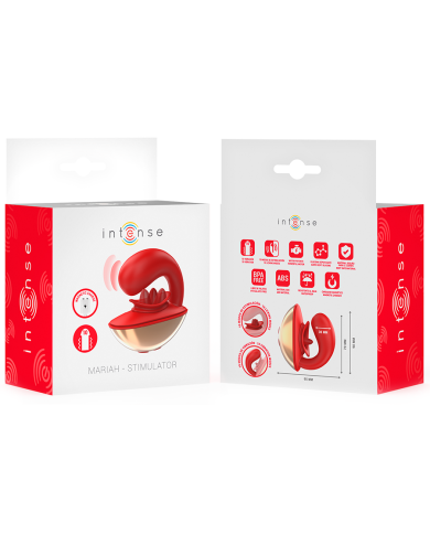 INTENSE MARIAH VIBRADOR ESTIMULADOR EN FORMA DE U 10 VIBRACIONES ROJO INTENSE MARIAH VIBRADOR ESTIMULADOR EN FORMA DE U 10 VIBRACIONES ROJO