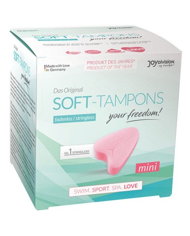 JOYDIVISION SOFT TAMPONS TAMPONES ORIGINALES MINI LOVE 3UDS JOYDIVISION SOFT TAMPONS TAMPONES ORIGINALES MINI LOVE 3UDS