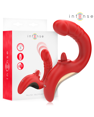 INTENSE PAULINA VIBRADOR ESTIMULADOR EN FORMA DE U ROJO INTENSE PAULINA VIBRADOR ESTIMULADOR EN FORMA DE U ROJO