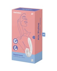SATISFYER SUPERNOVA ESTIMULADOR Y VIBRADOR ROSA