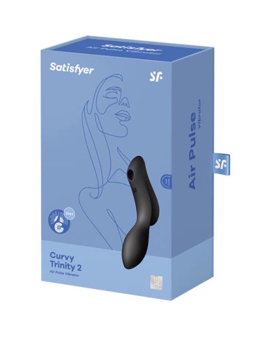 SATISFYER CURVY TRINITY 2 ESTIMULADOR Y VIBRADOR MORADO