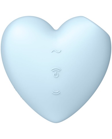 SATISFYER CUTIE HEART ESTIMULADOR Y VIBRADOR AZUL SATISFYER CUTIE HEART ESTIMULADOR Y VIBRADOR AZUL