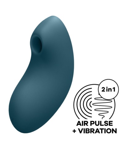 SATISFYER VULVA LOVER 2 ESTIMULADOR Y VIBRADOR AZUL SATISFYER VULVA LOVER 2 ESTIMULADOR Y VIBRADOR AZUL