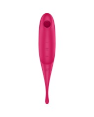 SATISFYER TWIRLING PRO ESTIMULADOR Y VIBRADOR ROJO