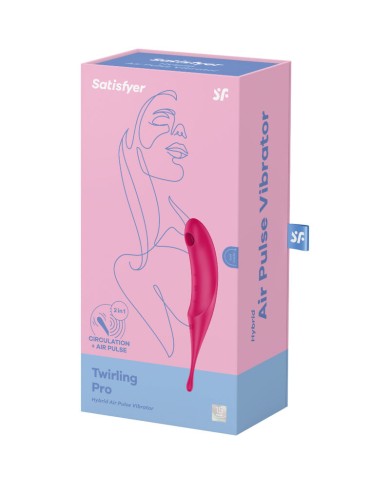 SATISFYER TWIRLING PRO ESTIMULADOR Y VIBRADOR ROJO SATISFYER TWIRLING PRO ESTIMULADOR Y VIBRADOR ROJO