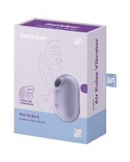SATISFYER PRO TO GO 2 ESTIMULADOR Y VIBRADOR DOBLE BEIGE