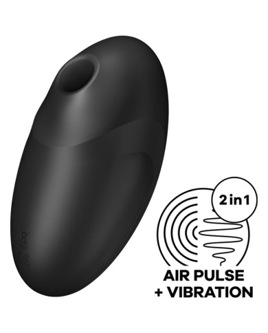 SATISFYER VULVA LOVER 3 ESTIMULADOR Y VIBRADOR NEGRO SATISFYER VULVA LOVER 3 ESTIMULADOR Y VIBRADOR NEGRO