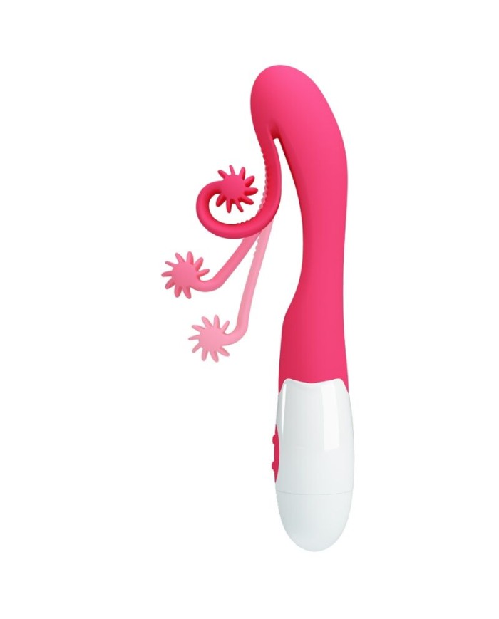 ROMANCE VIBRADOR Y ESTIMULADOR 30 VELOCIDADES ROSA