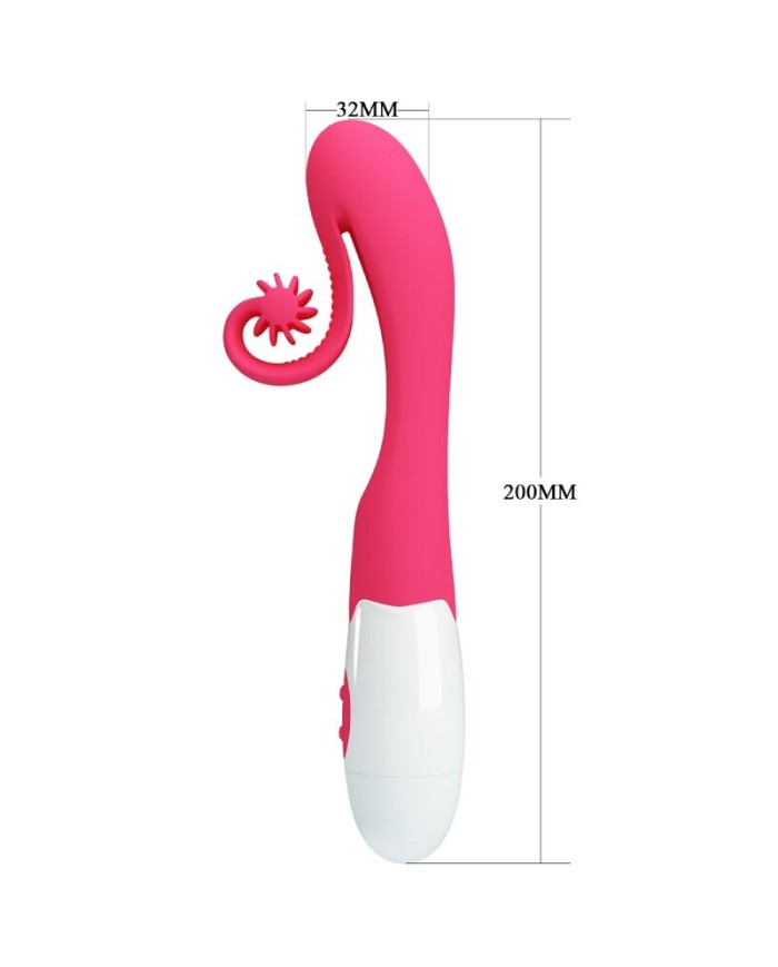 ROMANCE VIBRADOR Y ESTIMULADOR 30 VELOCIDADES ROSA