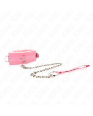 KINK COLLAR CON CORREA 65 CM CON RESTRICCIONES ROSA AJUSTABLE 36 42 CM X 55 CM