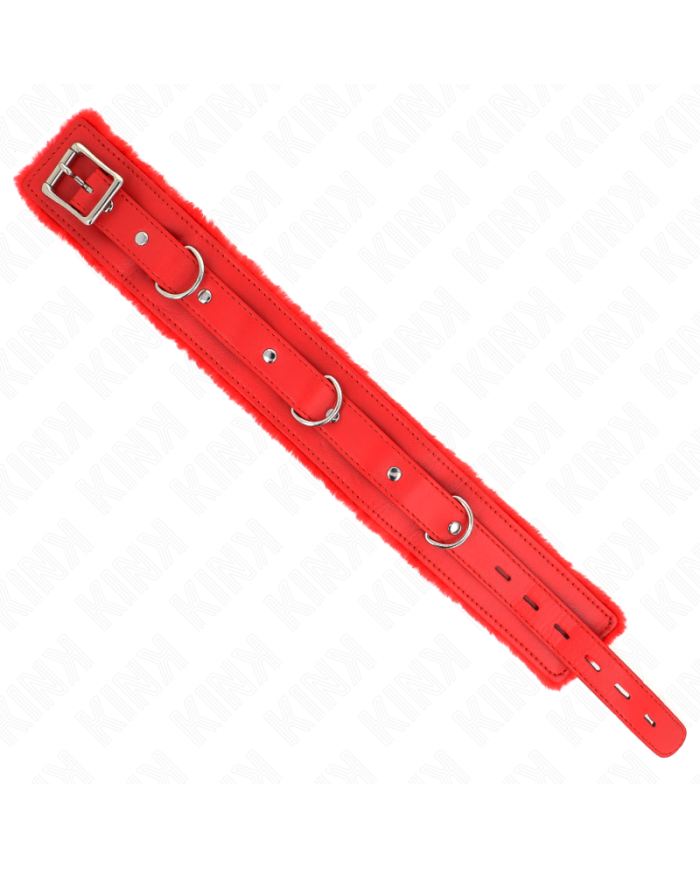 KINK COLLAR CON CORREA 65 CM CON RESTRICCIONES ROJO AJUSTABLE 36 42 CM X 55 CM