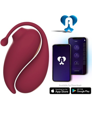 ADRIEN LASTIC INSPIRATION ONDAS ESTIMULADORAS CLITORIS HUEVO VIBRADOR ROJO APP GRATUITA