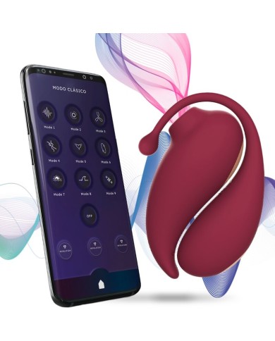 ADRIEN LASTIC INSPIRATION ONDAS ESTIMULADORAS CLITORIS HUEVO VIBRADOR ROJO APP GRATUITA