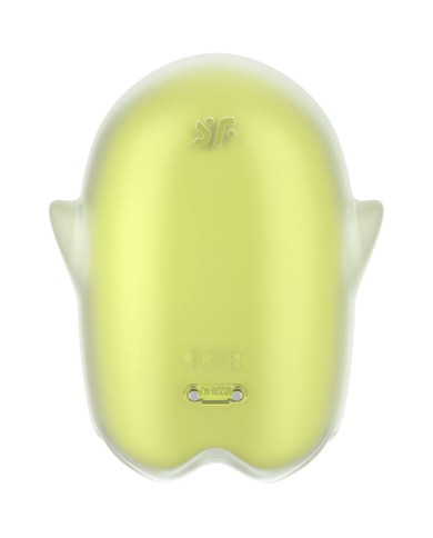 SATISFYER GLOWING GHOST AIR PULSE VIBRADOR AMARILLO