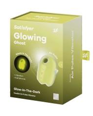 SATISFYER GLOWING GHOST AIR PULSE VIBRADOR AMARILLO