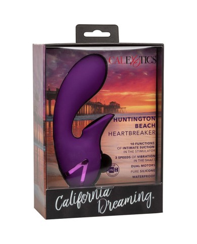 CALEXOTICS HUNTINGTON BEACH HEARTBREAKER ESTIMULADOR ONDAS ESTIMULADORAS MORADO BY CALIFORNIA DREAMING