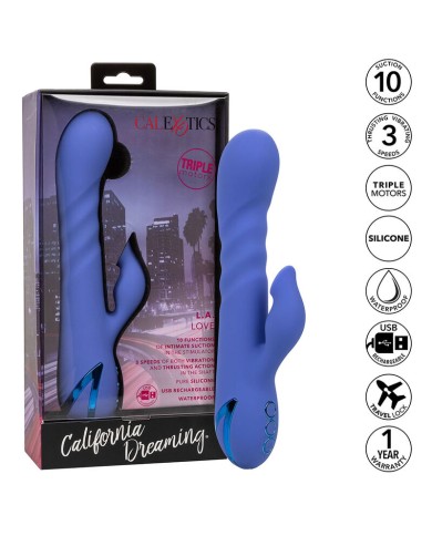 CALEXOTICS LA LOVE VIBRADOR ONDAS ESTIMULADORAS AZUL BY CALIFORNIA DREAMING