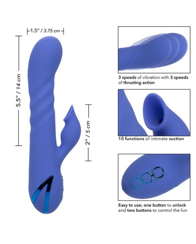 CALEXOTICS LA LOVE VIBRADOR ONDAS ESTIMULADORAS AZUL BY CALIFORNIA DREAMING