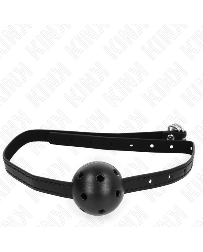 KINK MORDAZA DE BOLA 45 CM TRANSPIRABLE SIMPLICITY NEGRO 62 x 15 CM