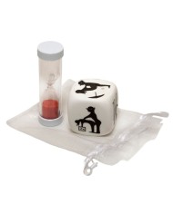 DIABLO PICANTE - DADO DE POSTURAS CON RELOJ DE ARENAD-230291