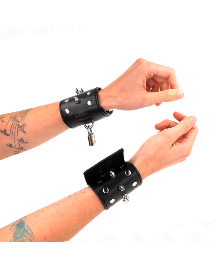 KINK MUaEQUERAS ESTILO PUNK CON PINCHOS 25 X 6 CM