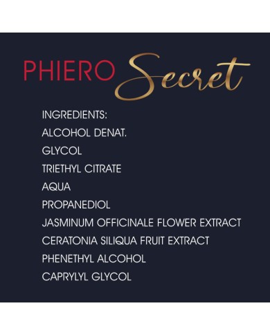 500 COSMETICS PHIERO SECRET CONCENTRADO NATURAL HORMONAS INODORO 15 ML