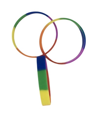 PRIDE PULSERA SILICONA BANDERA LGBT