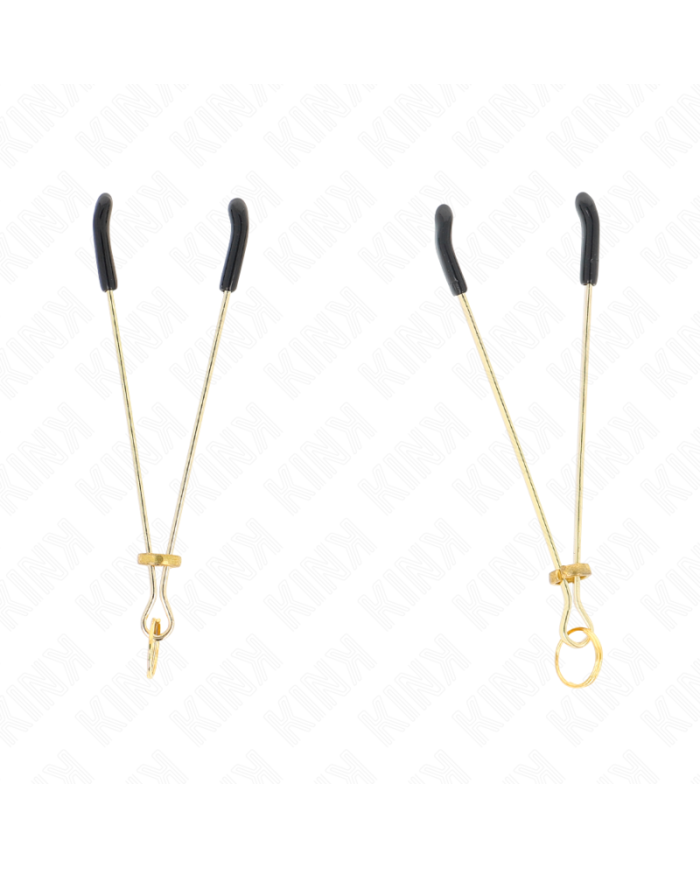 KINK PINZAS PARA PEZONES FINA DORADO 7 CM