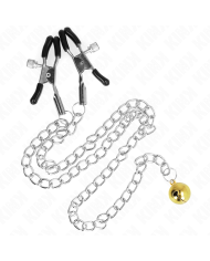 KINK PINZAS PARA PEZONES CON CAMPANA DORADO Y CADENA 30 CM