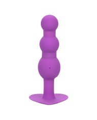 CALEXOTICS FIRST TIME PLUG ANAL CON TRIPLE CUENCAS 10 VIBRACIONES VIOLETA