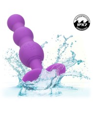 CALEXOTICS FIRST TIME PLUG ANAL CON TRIPLE CUENCAS 10 VIBRACIONES VIOLETA