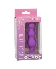 CALEXOTICS FIRST TIME PLUG ANAL CON TRIPLE CUENCAS 10 VIBRACIONES VIOLETA