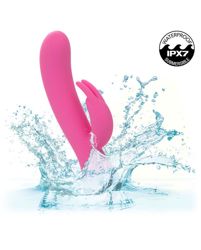 CALEXOTICS FIRST TIME VIBRADOR RABBIT RECARGABLE ROSA