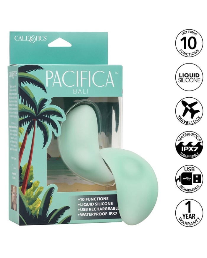 CALEXOTICS PACIFICA BALI ESTIMULADOR 10 FUNCIONES AQUA